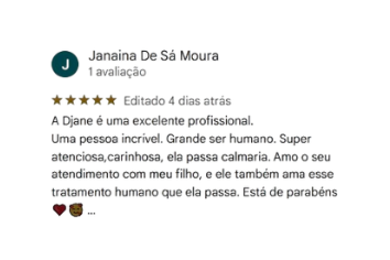 Depoimento de paciente